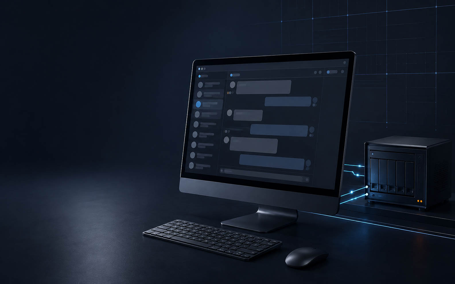 LinkDialog Private IM private Windows client and self-hosted server concept